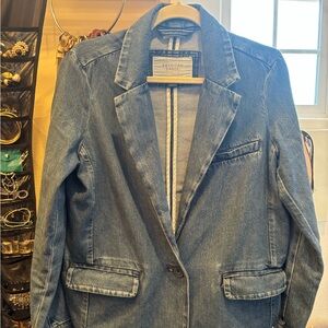 American Eagle Denim Blazer